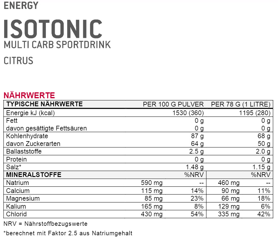 Sponser Isotonic (1000g Dose)