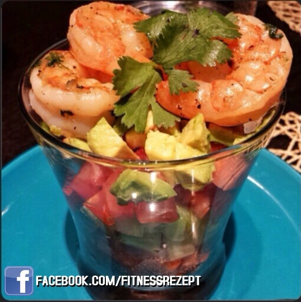 Shrimp-Süßkartoffelsalat