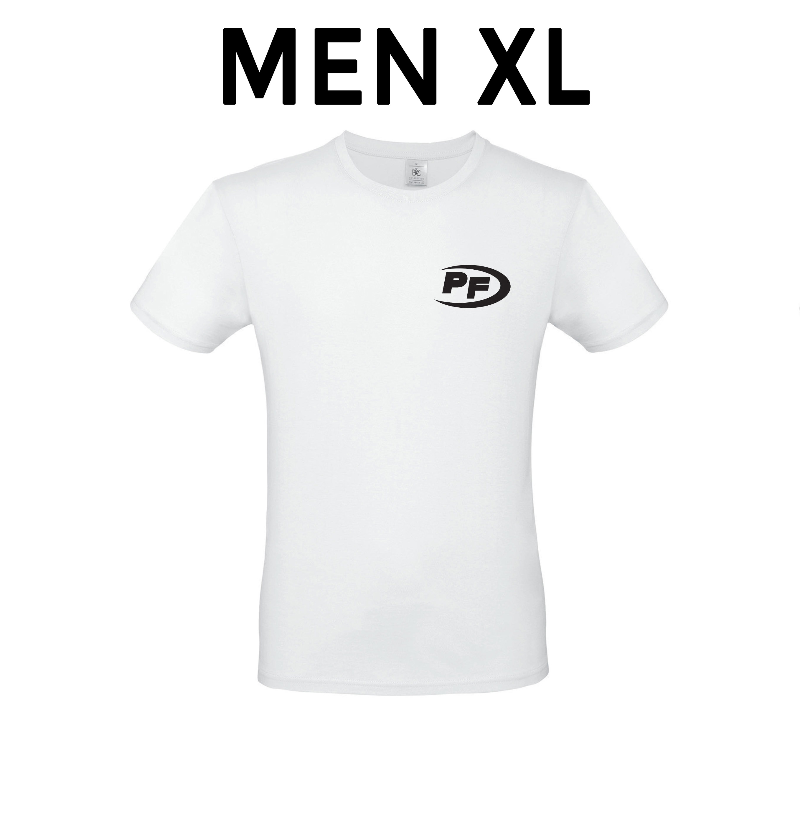 PowerFood One Basic T-Shirt White Herren