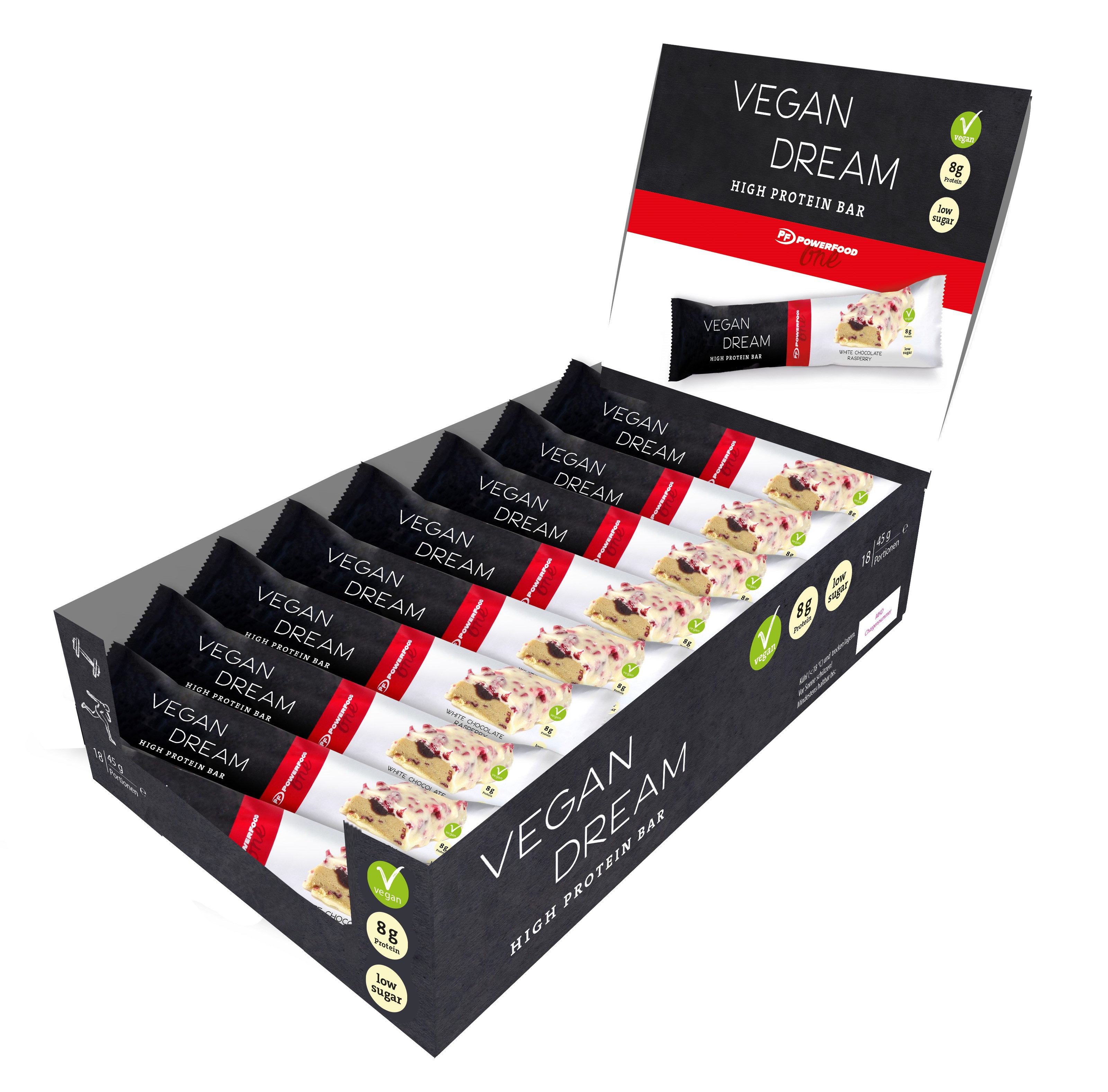 Powerfood One Vegan Dream Bar (18 x 45G)