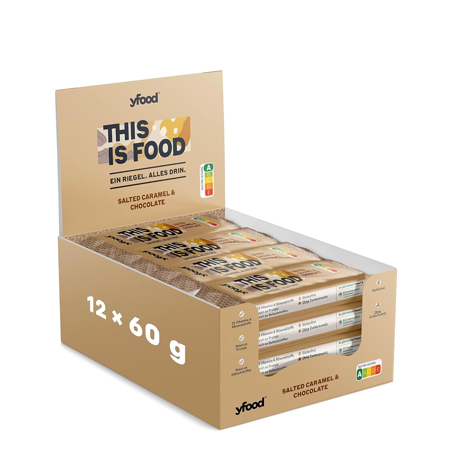 Yfood High-Protein Bar (12 x 60G)