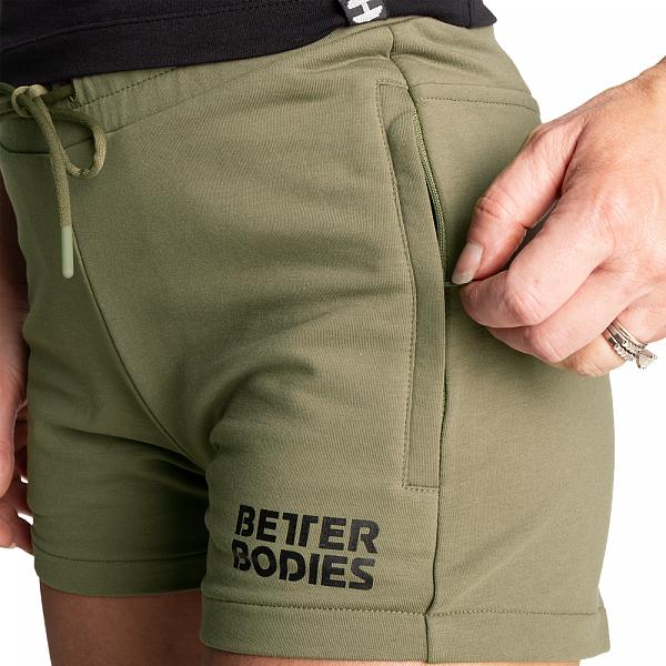 Better Bodies Empire Sweatshorts Washed Green