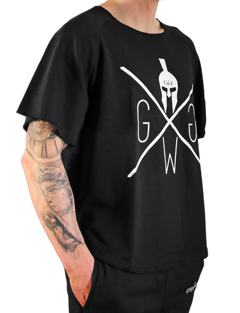 Gym Generation Old School Oversize Shirt - black