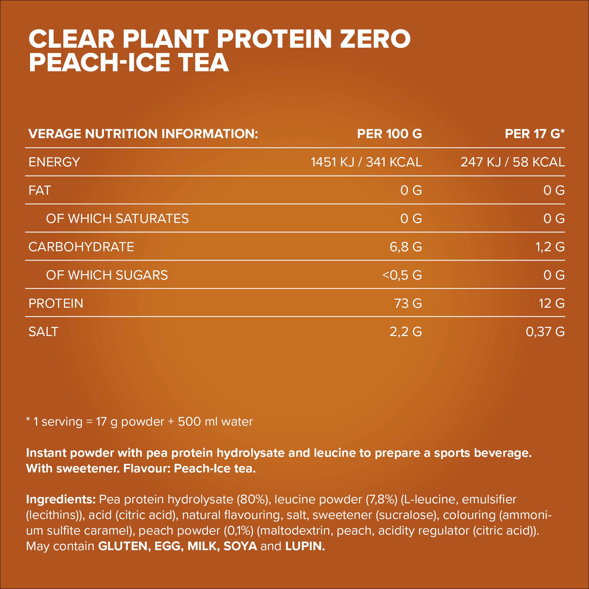 IronMaxx Clear Plant Protein Zero (400g Dose)