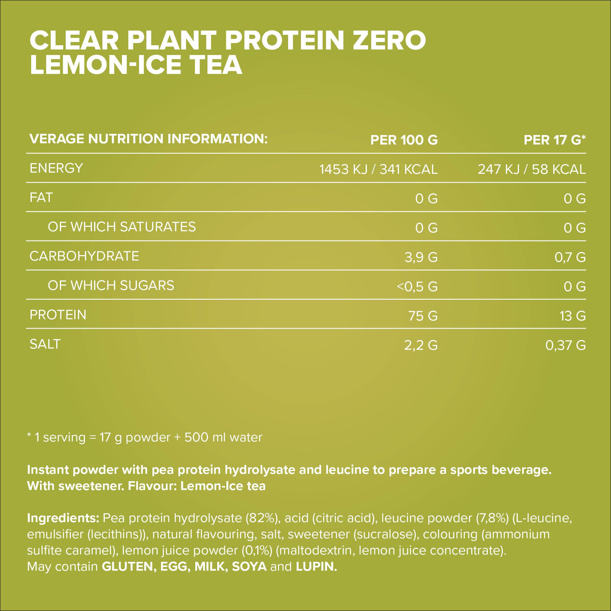 IronMaxx Clear Plant Protein Zero (400g Dose)