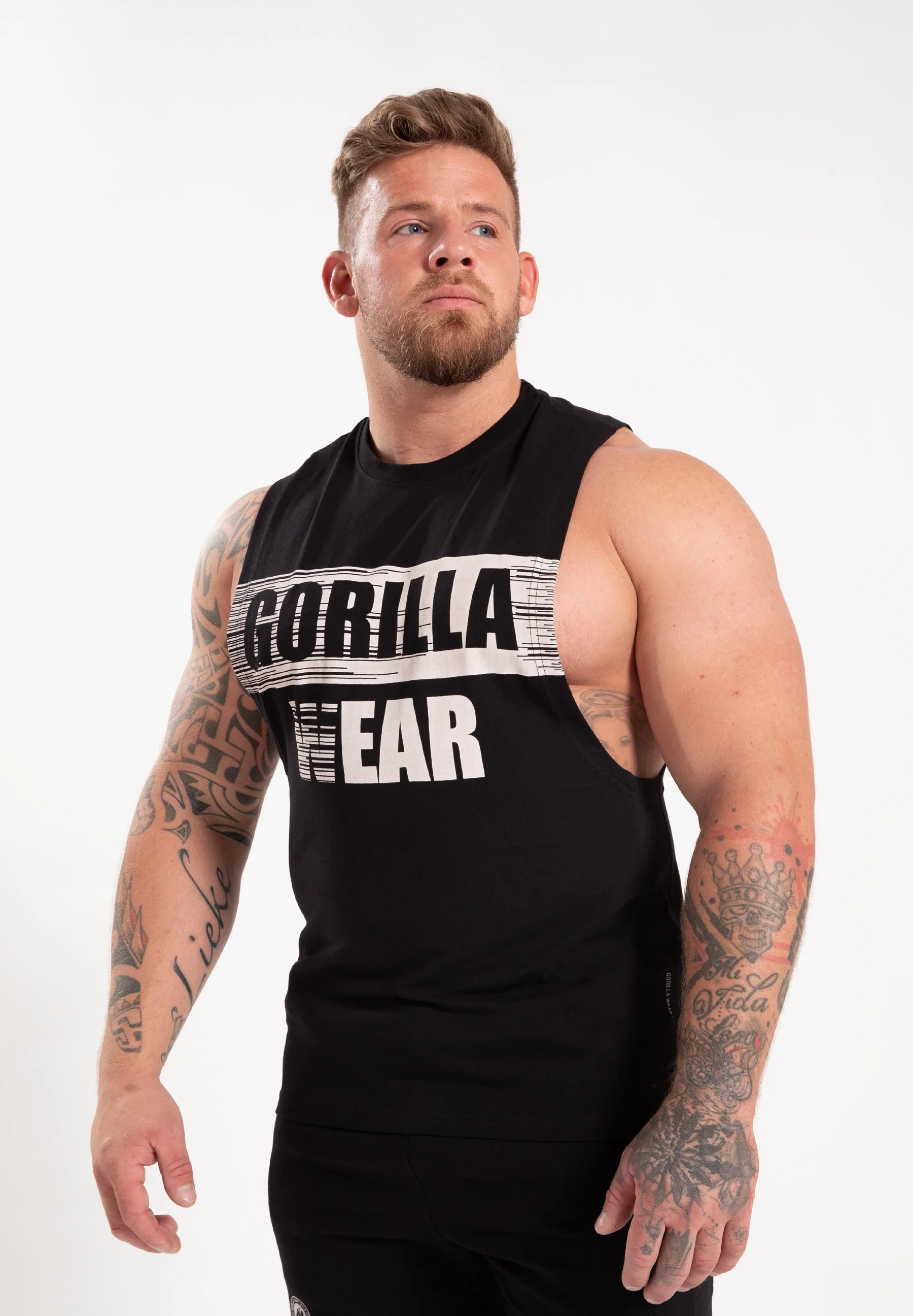 Gorilla Wear Lopez Drop Armhole Tank Top - Schwarz