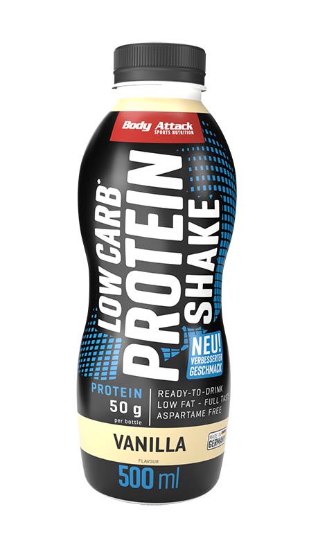 Body Attack Protein Low Carb Shake NEU (500ml)