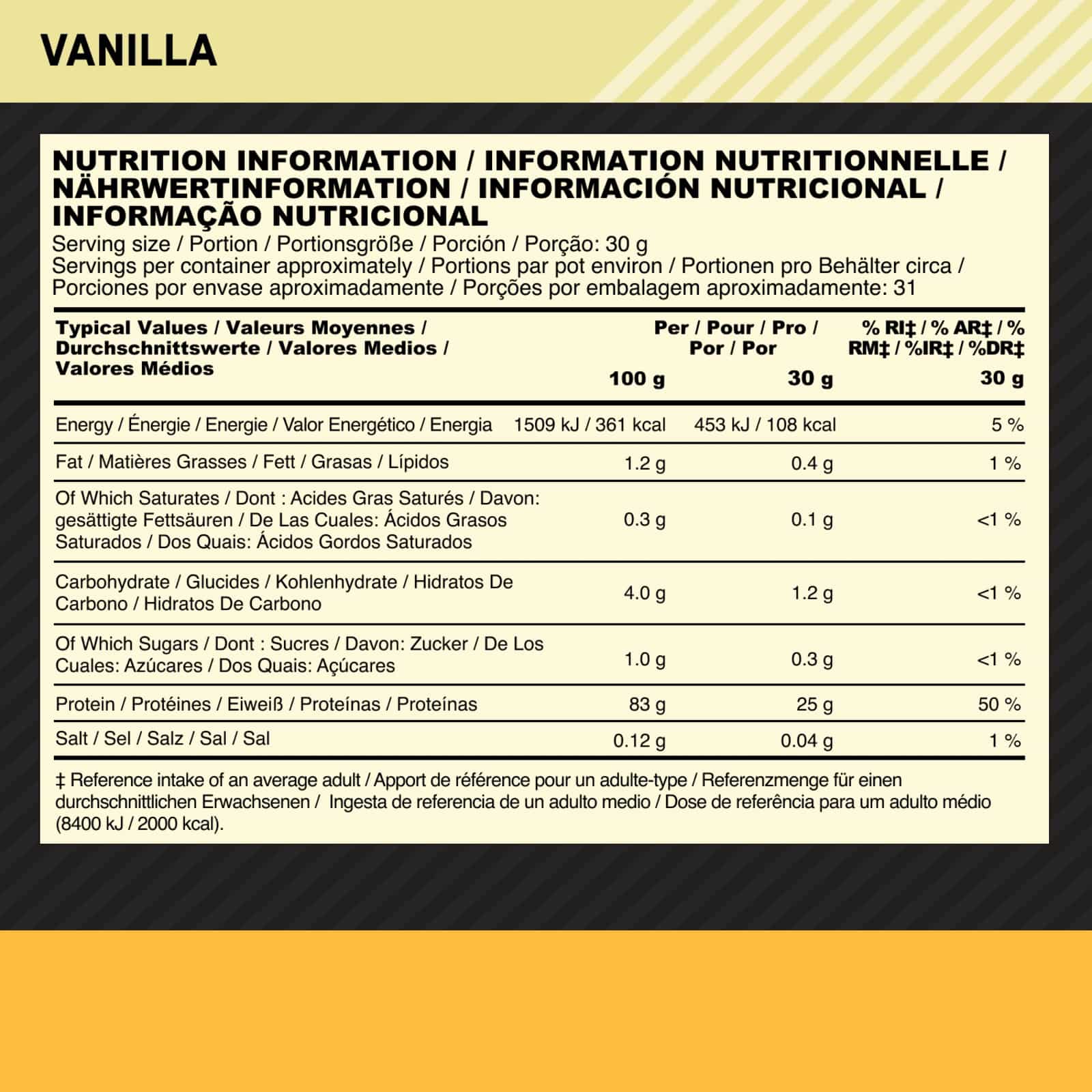 Optimum Nutrition Gold Standard Isolate (930 Dose)