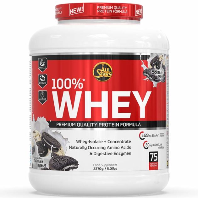 All Stars 100% Whey Protein (2270g Dose)