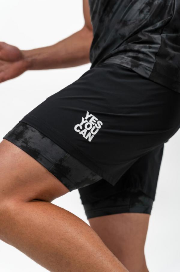 Nebbia Compression 2in1 Shorts Performance 335 - black