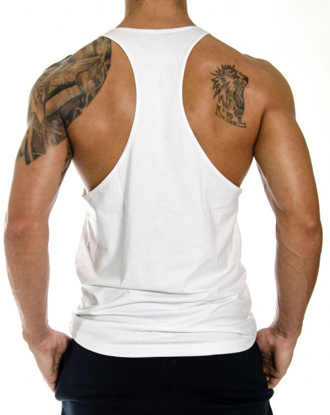 Gym Generation Gold Stringer WHITE