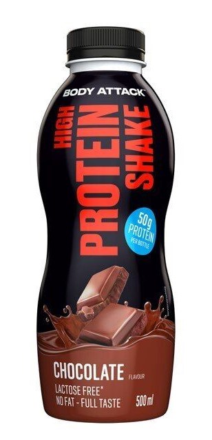 Body Attack High Protein Shake (500ml)