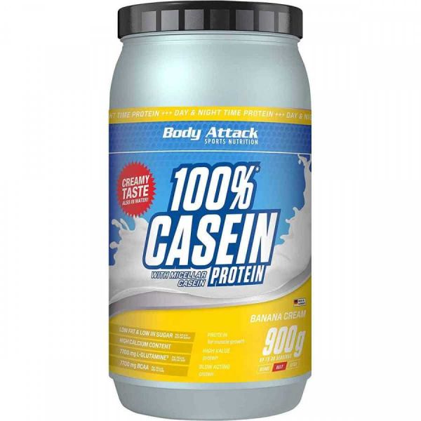 Body Attack 100 % Casein Protein (900g Dose)