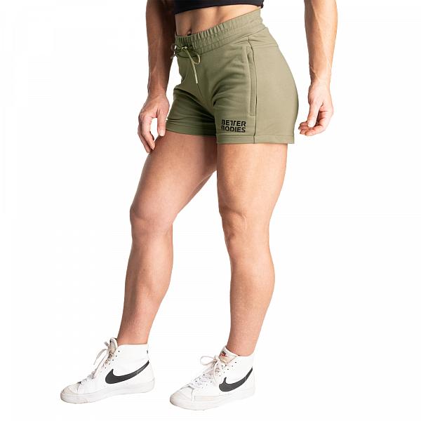 Better Bodies Empire Sweatshorts Washed Green