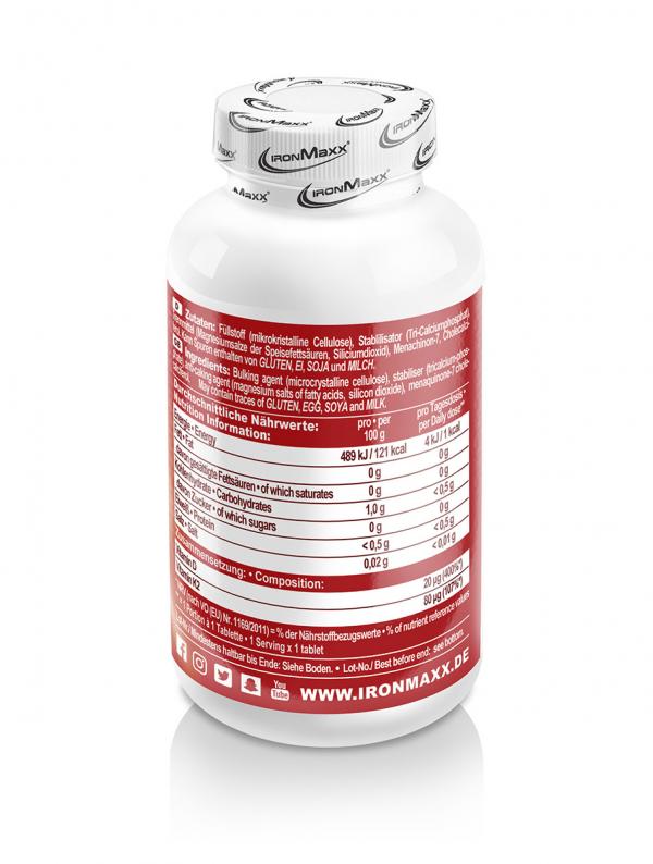 IronMaxx Vitamin D3 + K2 (150 Tabs)