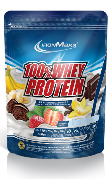 IronMaxx 100% Whey Protein (500g Beutel)