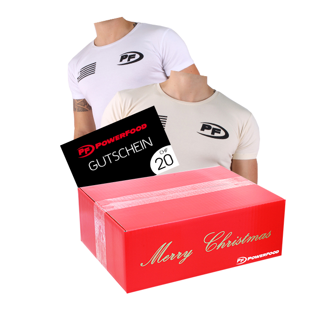 Weihnachts-Set - PF X GG City Tee Classy Beige + Clear White + 20 CHF Gutschein