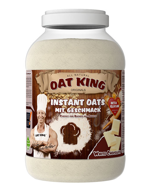 Oat King 100% Vollkorn-Hafer Pulver mit Aroma (4000g Dose)