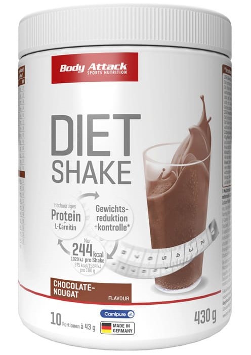 Body Attack Diät Shake (430g Dose)