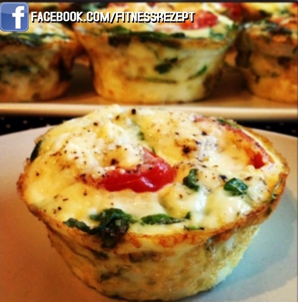 Feta-Tomaten Cupcakes