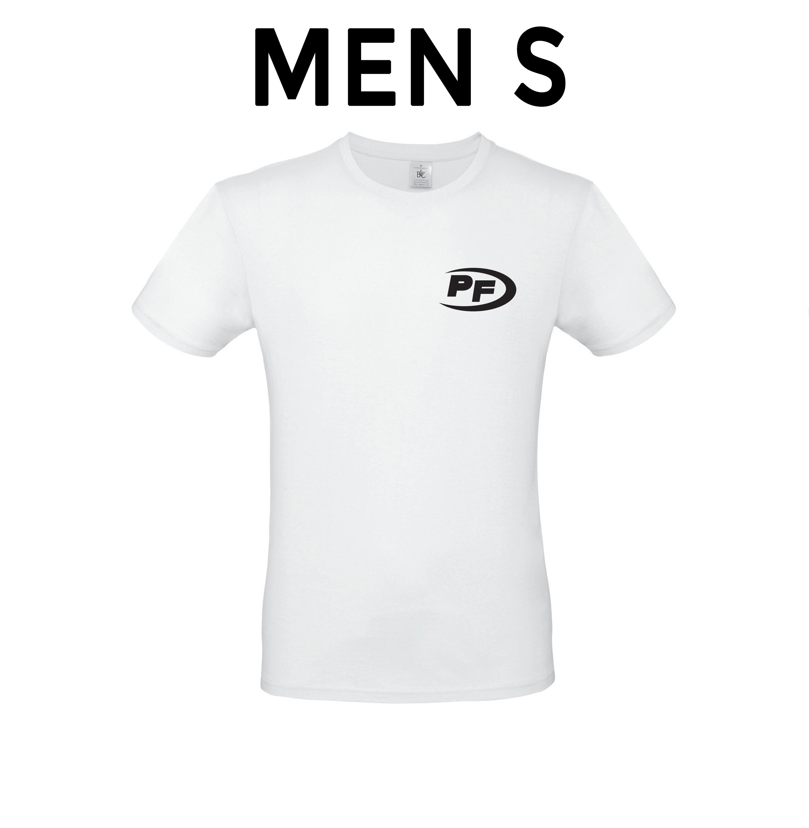 PowerFood One Basic T-Shirt White Herren