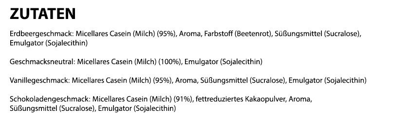 Myprotein Impact Casein (1000g Beutel)
