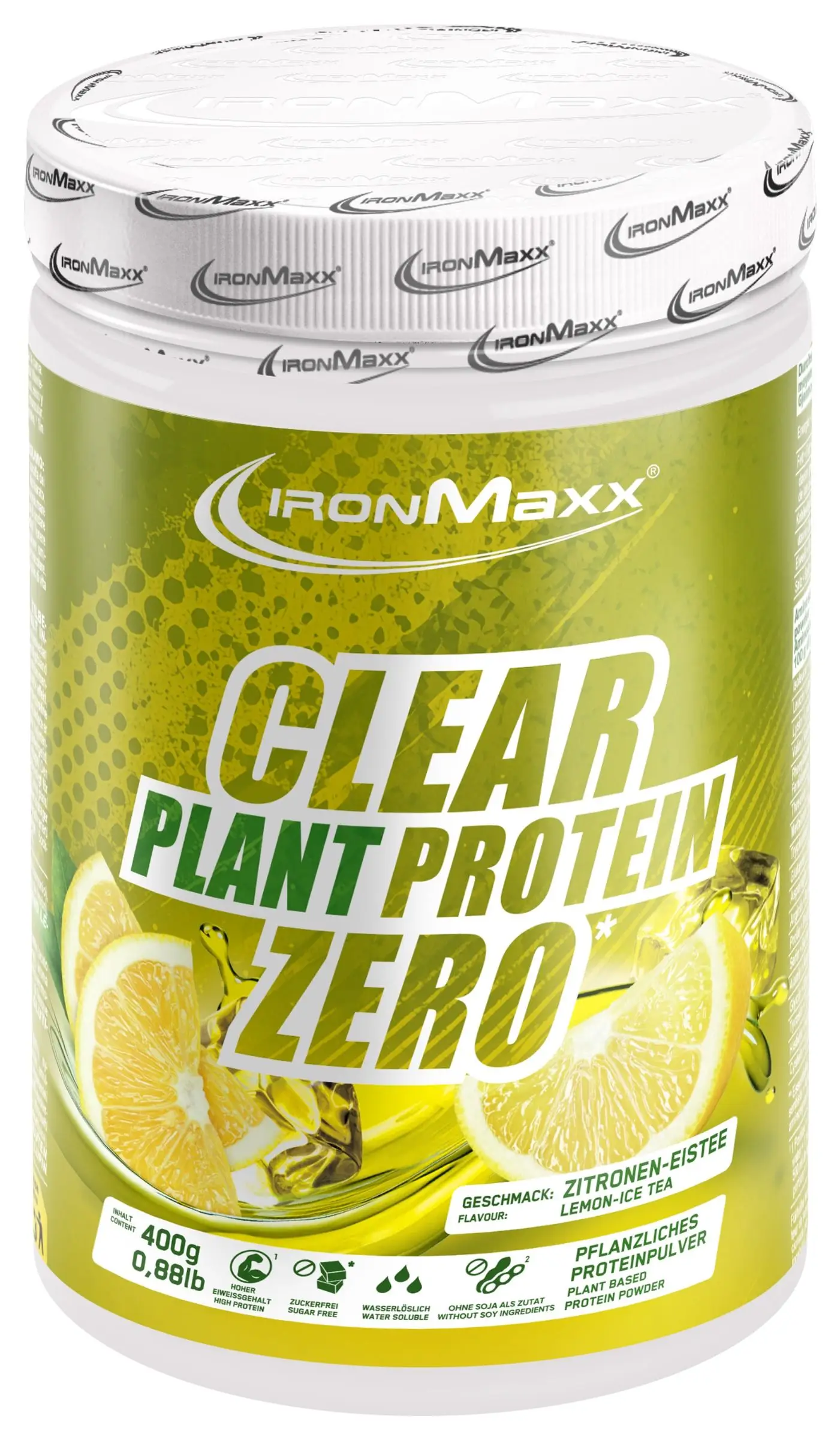 IronMaxx Clear Plant Protein Zero (400g Dose)