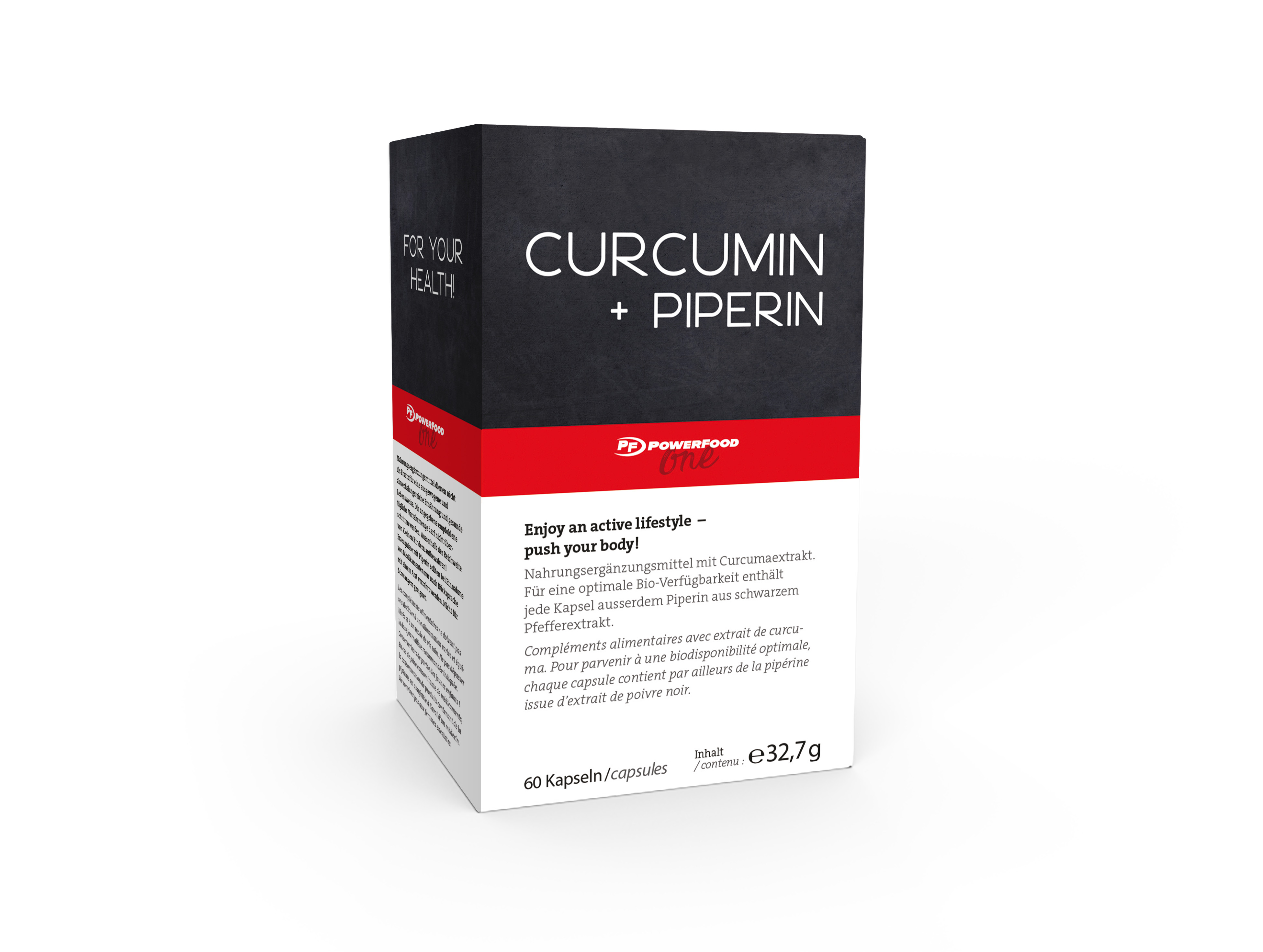 PowerFood One Curcumin + Piperin (60 Caps)