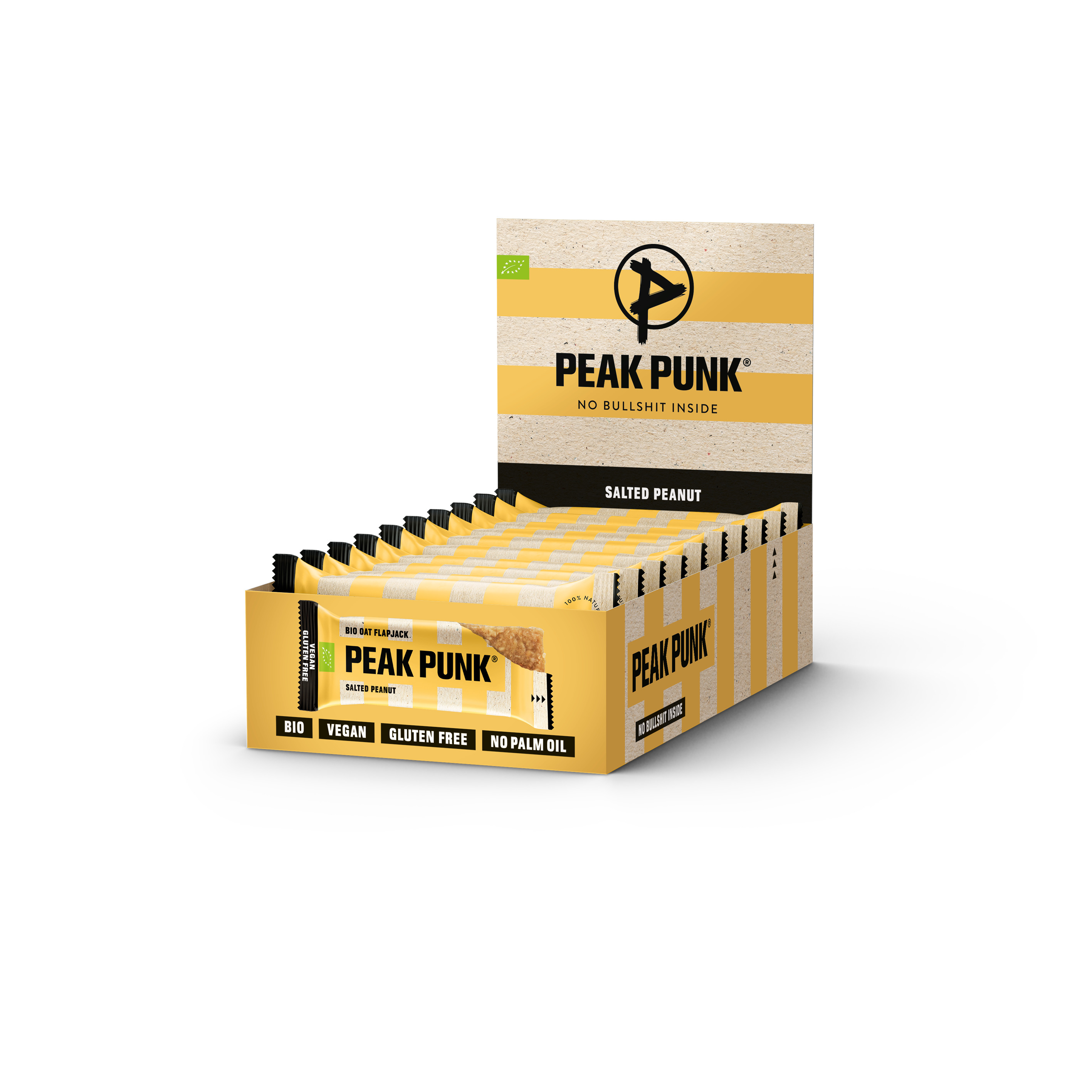 Peak Punk Organic Oat Flapjack (12 x 60g)