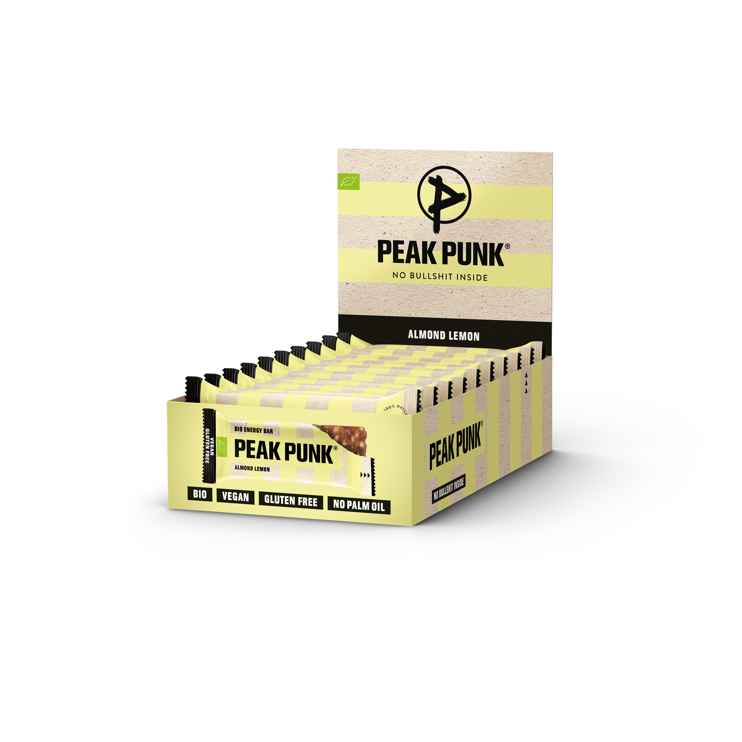 Peak Punk Organic Energy Bar (15 x 38g)