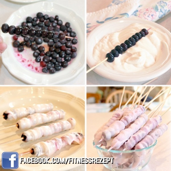 Joghurt-Heidelbeere Sticks