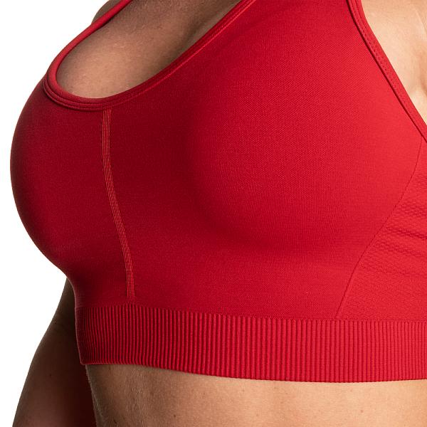 Better Bodies Scrunch Sports Bra - Chili Red