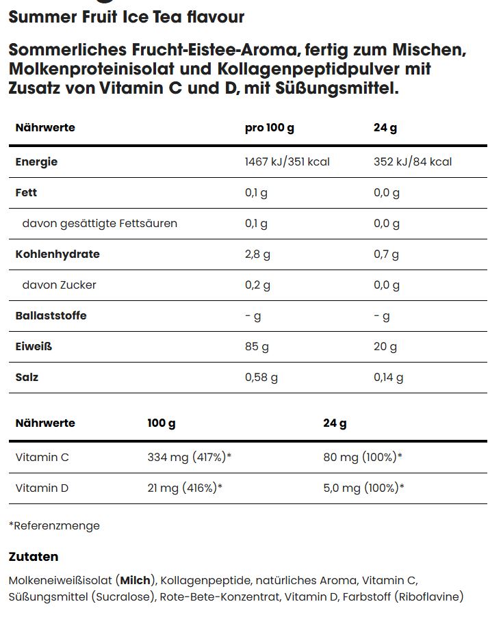 Optimum Nutrition Clear Whey Collagen (240g Dose)