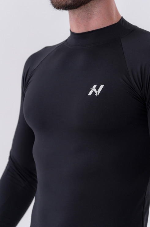 Nebbia Functional T-shirt with long sleeves "Active" 328 black