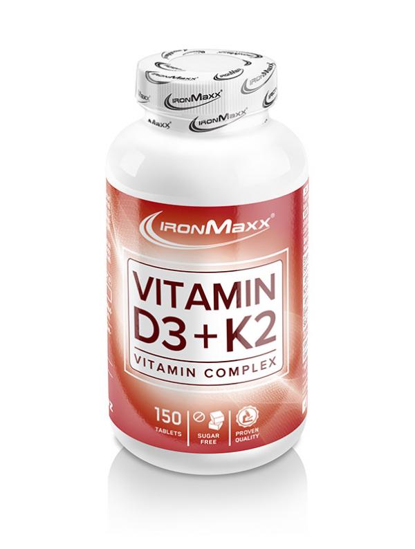 IronMaxx Vitamin D3 + K2 (150 Tabs)