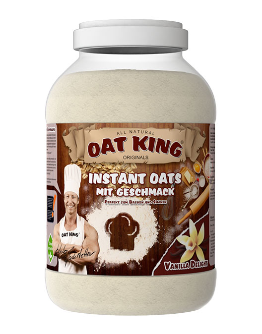 Oat King 100% Vollkorn-Hafer Pulver mit Aroma (4000g Dose)