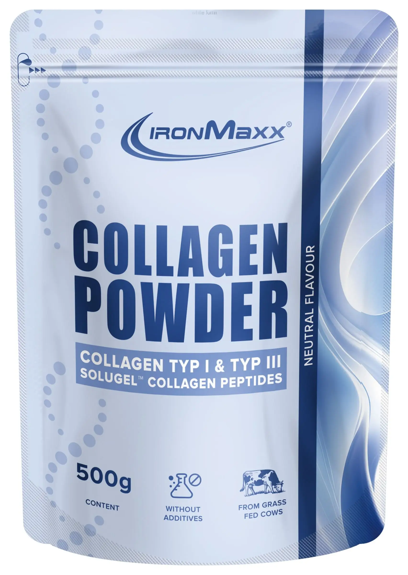 IronMaxx Collagen Powder (500g Beutel)