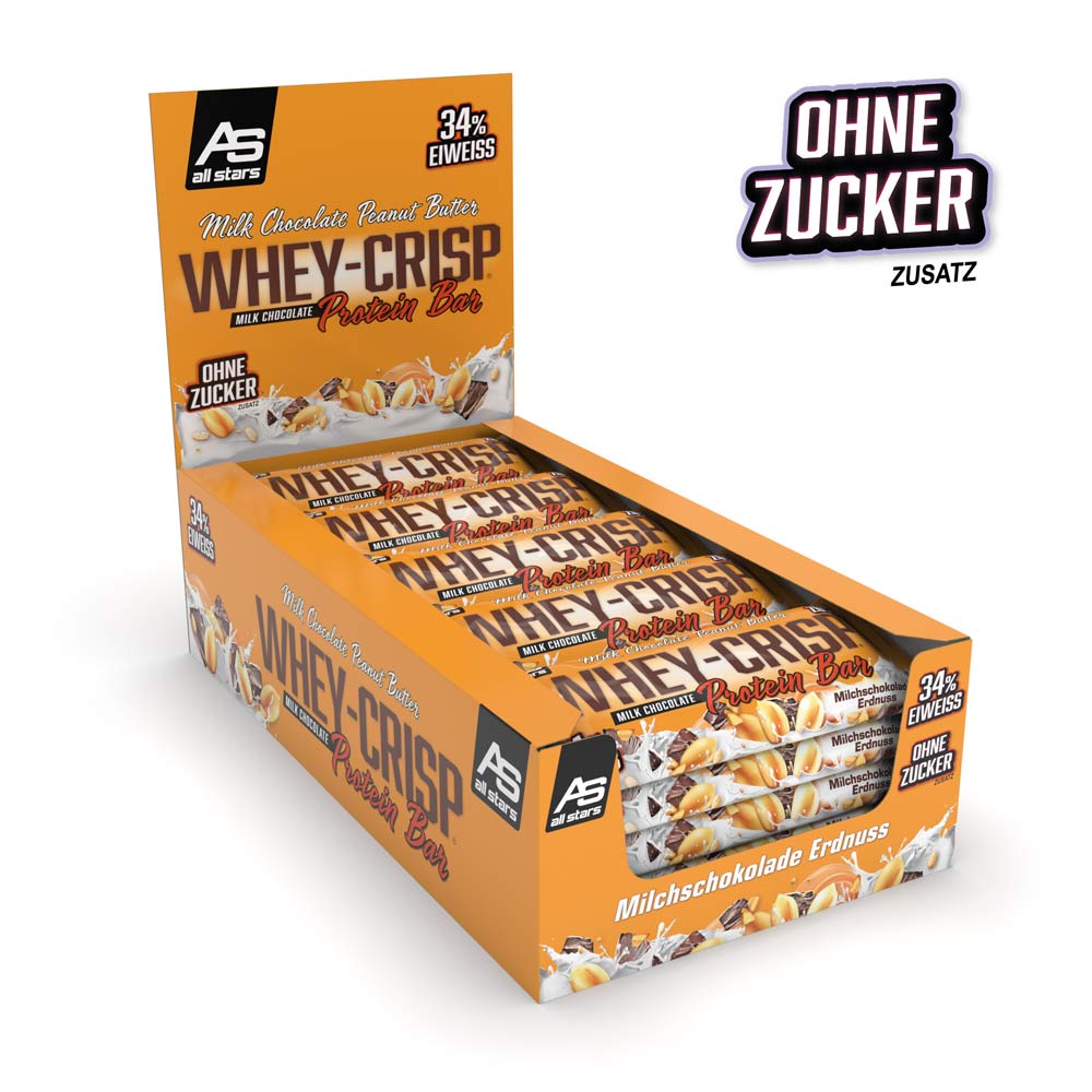 All Stars Whey Crisp Protein Bar (25 x 50g)