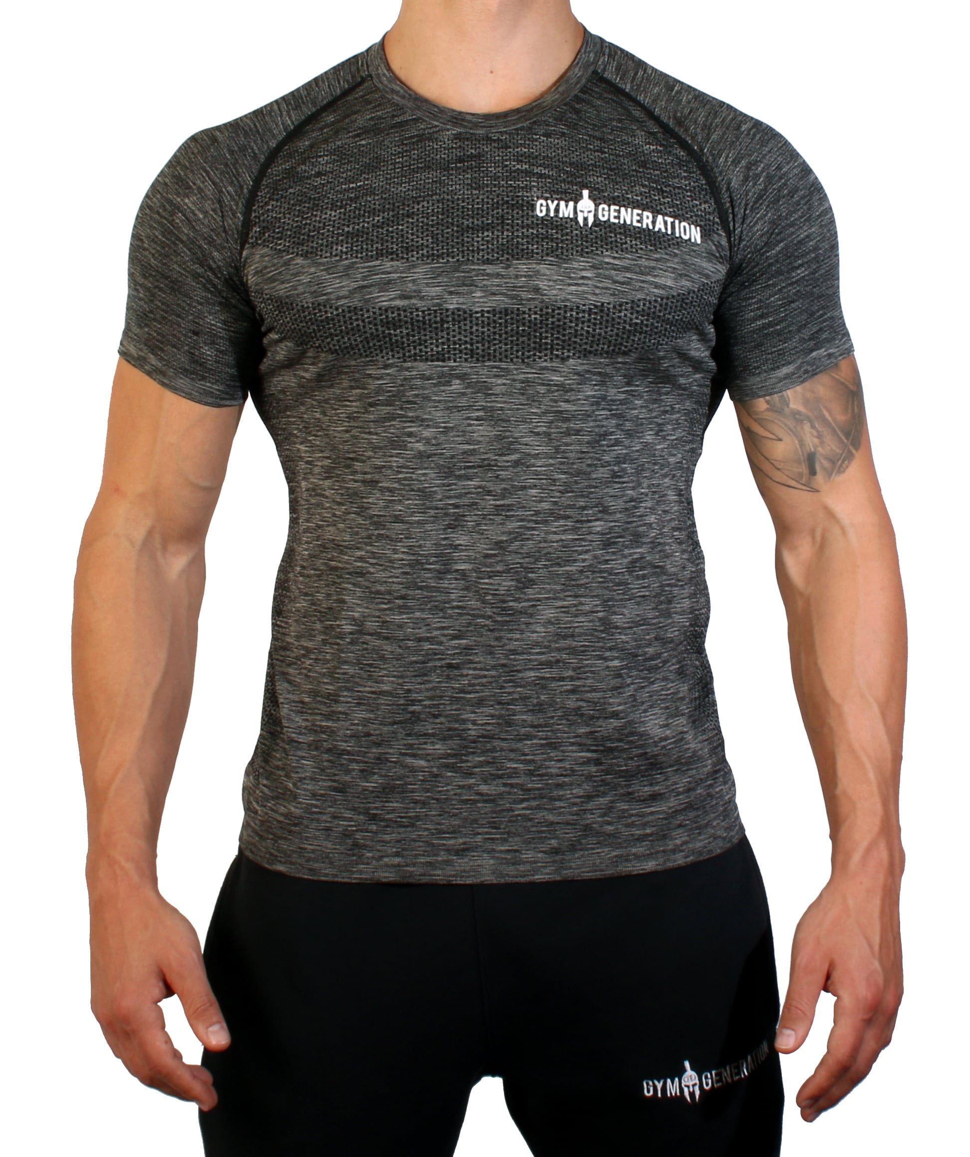 Gym Generation Seamless Fitness Shirt Gunmetal