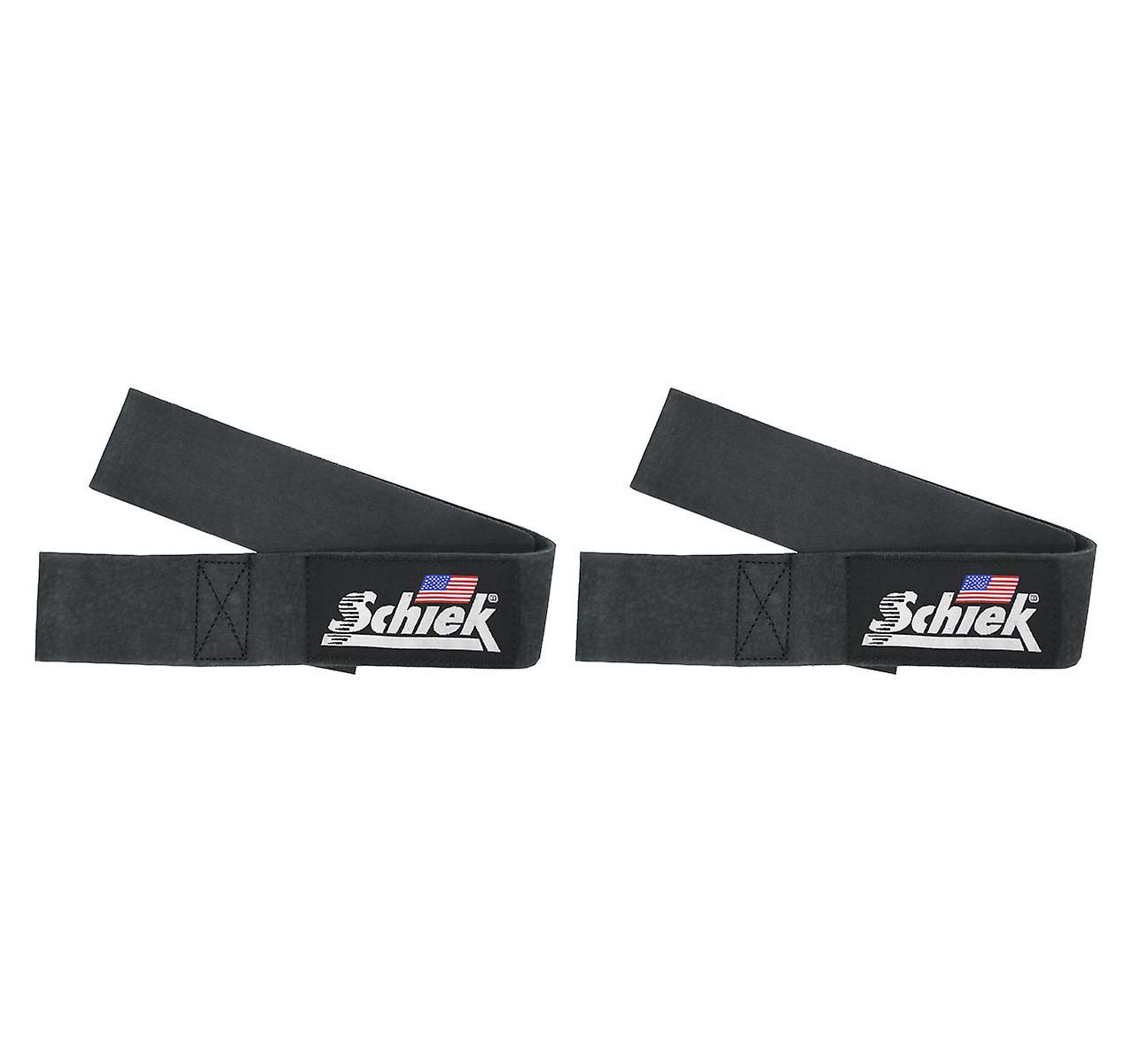 Schiek Leather Lifting Straps 1000LLS Black