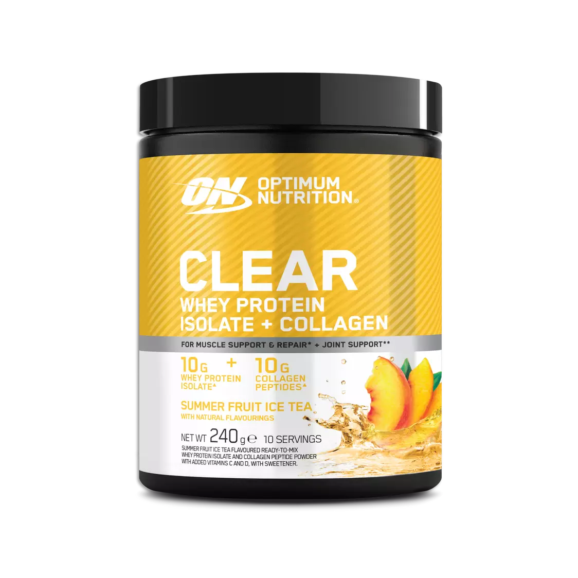 Optimum Nutrition Clear Whey Collagen (240g Dose)