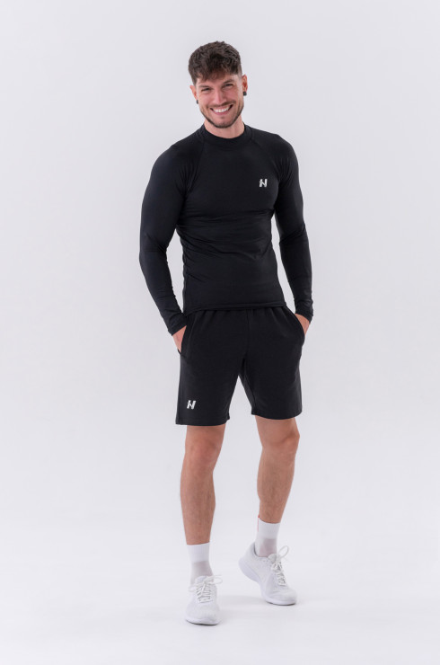 Nebbia Functional T-shirt with long sleeves "Active" 328 black