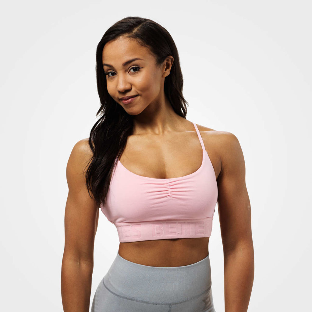 Better Bodies Chelsea Sports Bra PALE PINK