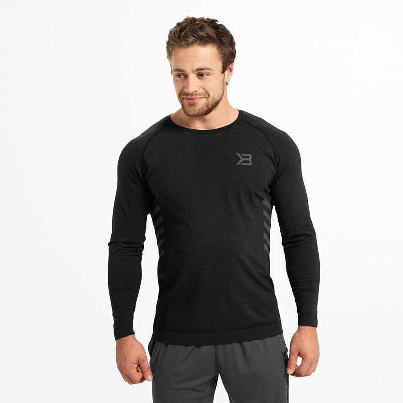 Better Bodies Hamilton l/s WASH BLACK