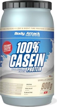 Body Attack 100 % Casein Protein (900g Dose)