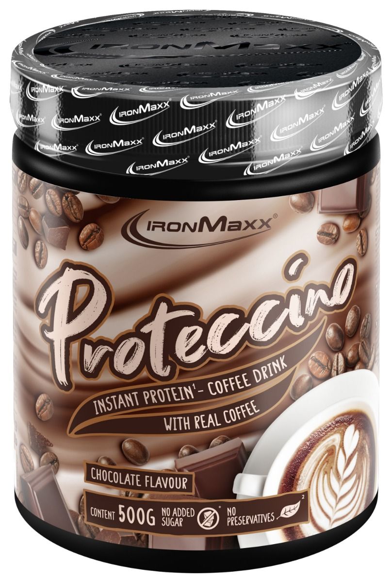 IronMaxx Proteccino Instant Protein - Coffee Drink (500G Dose)