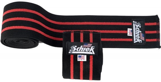 Schiek Knee Wraps Model 1178 VELKRO BLACK