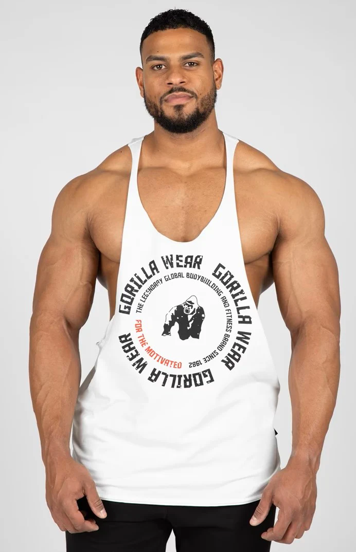 Gorilla Wear Melrose Stringer Tank Top - Beige