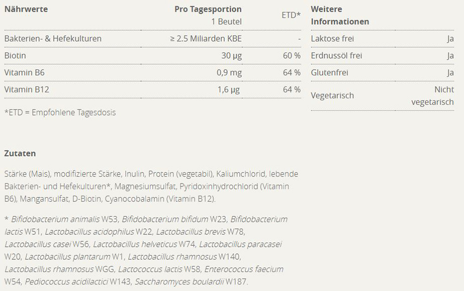 Burgerstein Biotics-G (30 Beutel)