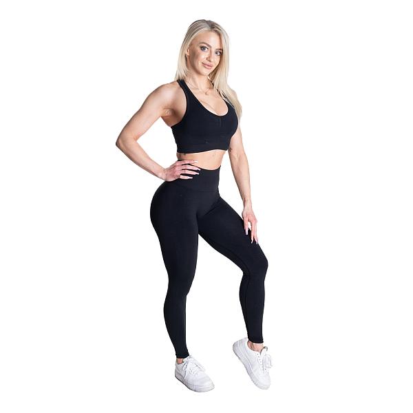 Better Bodies Scrunch Sports Bra - Black